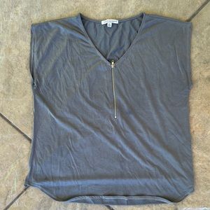 Gray Sleeveless Shirt